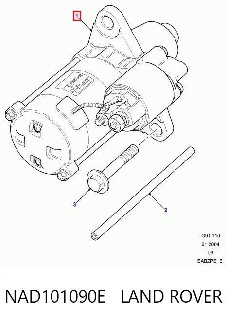 Стартер NAD101090E Land Rover