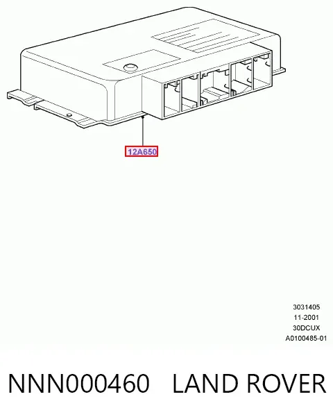 Електронний блок керування двигуном NNN000460 Land Rover