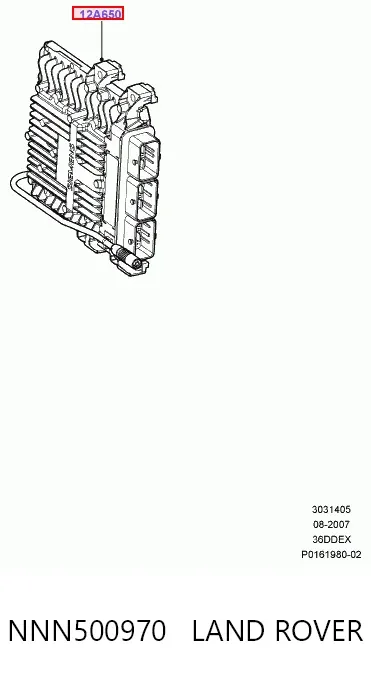 Електронний блок керування двигуном NNN500970 Land Rover