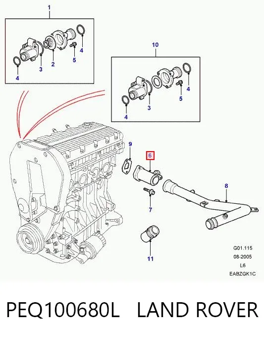  PEQ100680L Land Rover