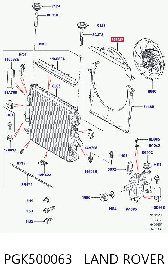  PGK500063 Land Rover