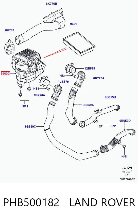 Корпус фільтра Land Rover Discovery IV