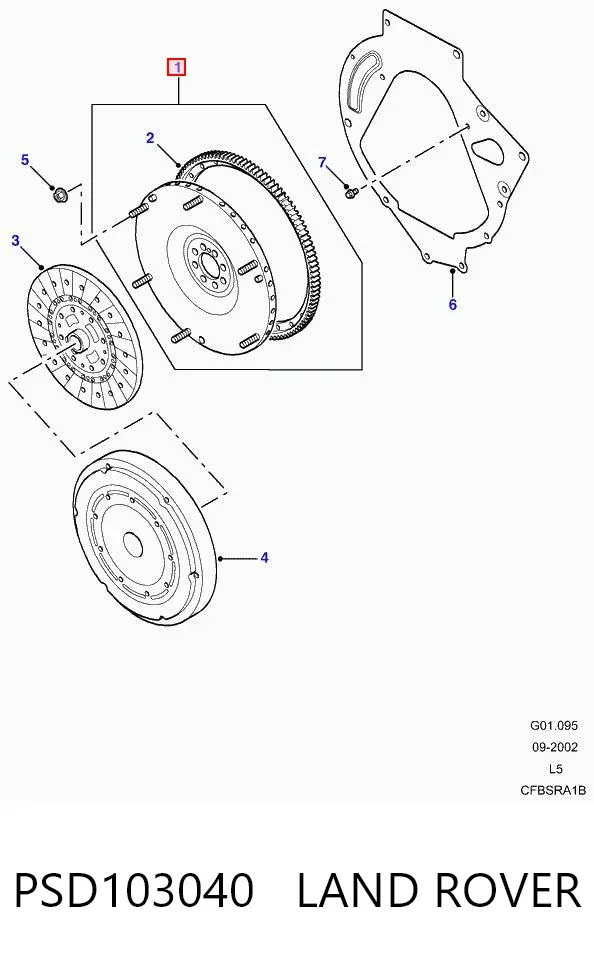 Маховик Land Rover Discovery II