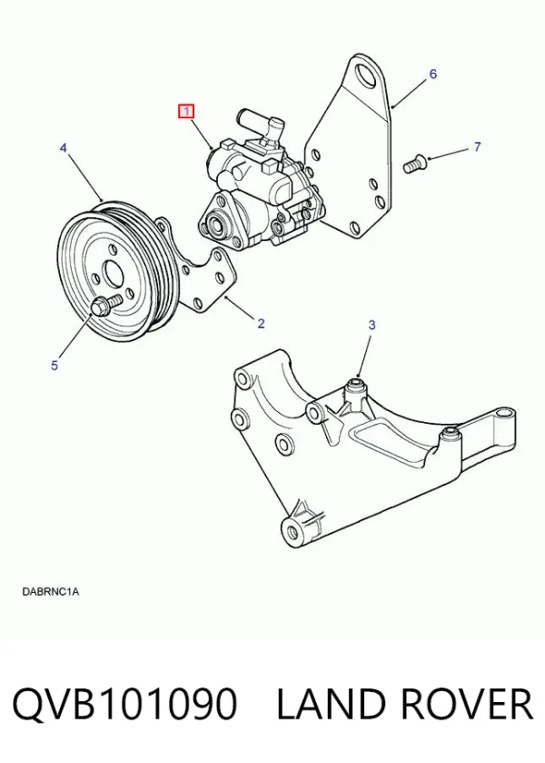Насос ГУР QVB101090 Land Rover