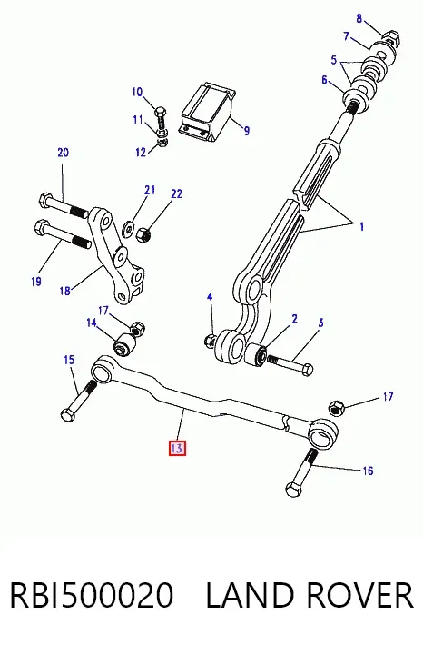 Тяга торсиону RBI500020 Land Rover