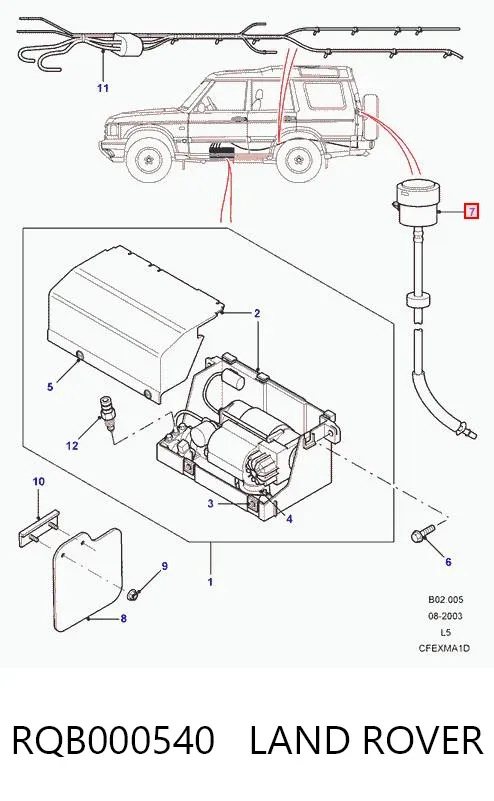  RQB000540 Land Rover