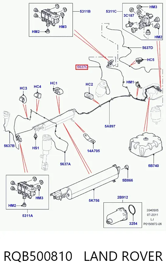 RQB500810 Land Rover