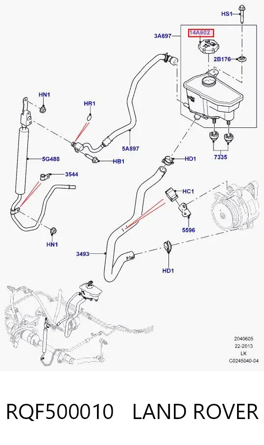  RQF500010 Land Rover