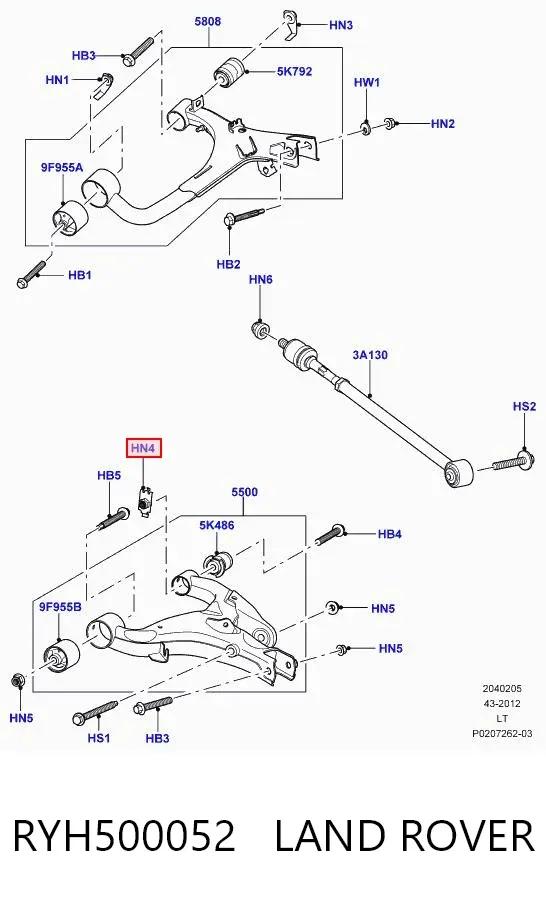  RYH500052 Land Rover