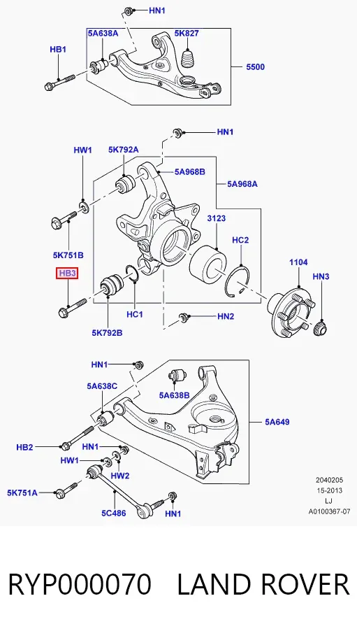  RYP000070 Land Rover