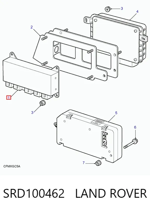 Модуль керування (ЕБУ) АБС (ABS) SRD100462 Land Rover