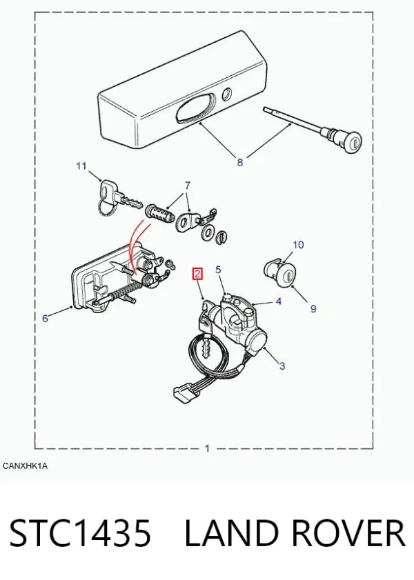 Контактна група STC1435 Land Rover