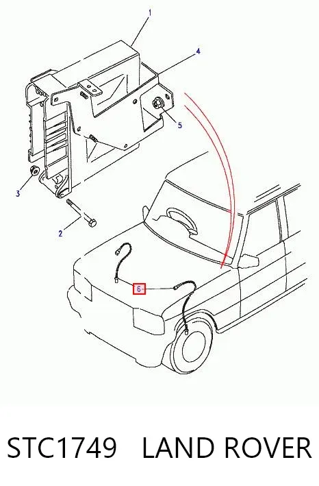 Датчик АБС передній STC1749 Land Rover
