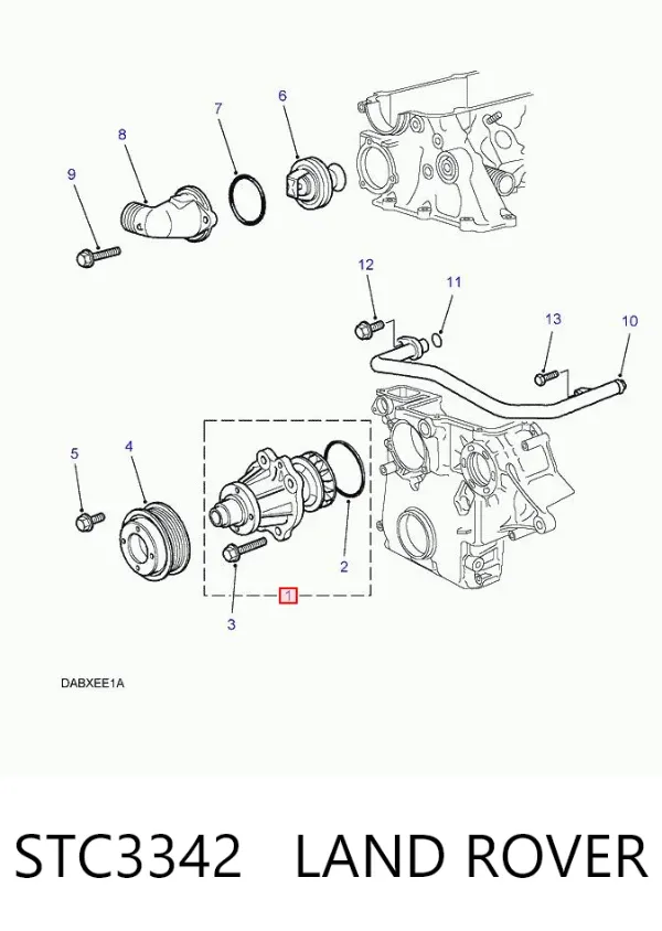 Помпа STC3342 Land Rover