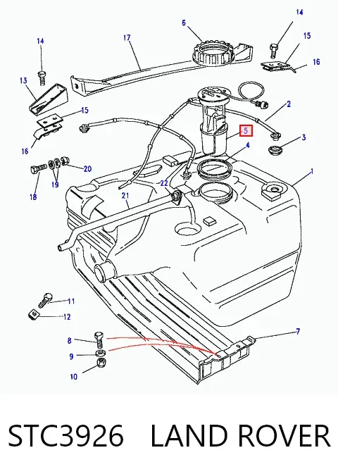 Насос паливний електричний STC3926 Land Rover
