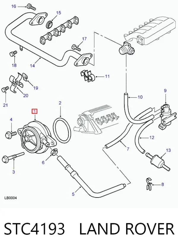 Вакуумний насос STC4193 Land Rover