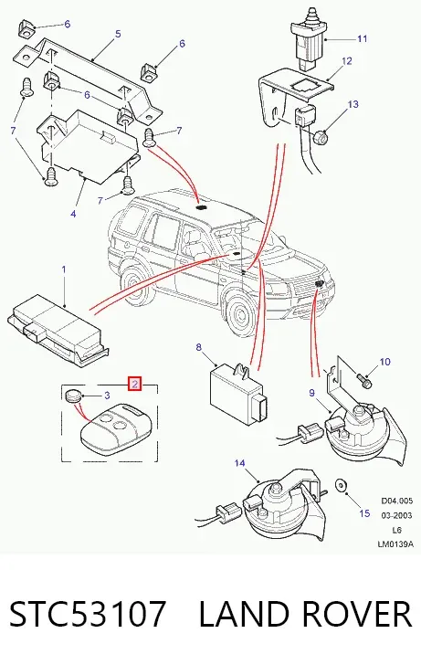  STC53107 Land Rover
