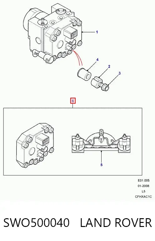  SWO500040 Land Rover