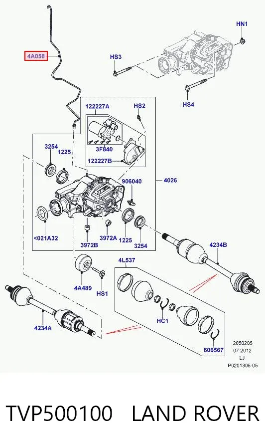  TVP500100 Land Rover