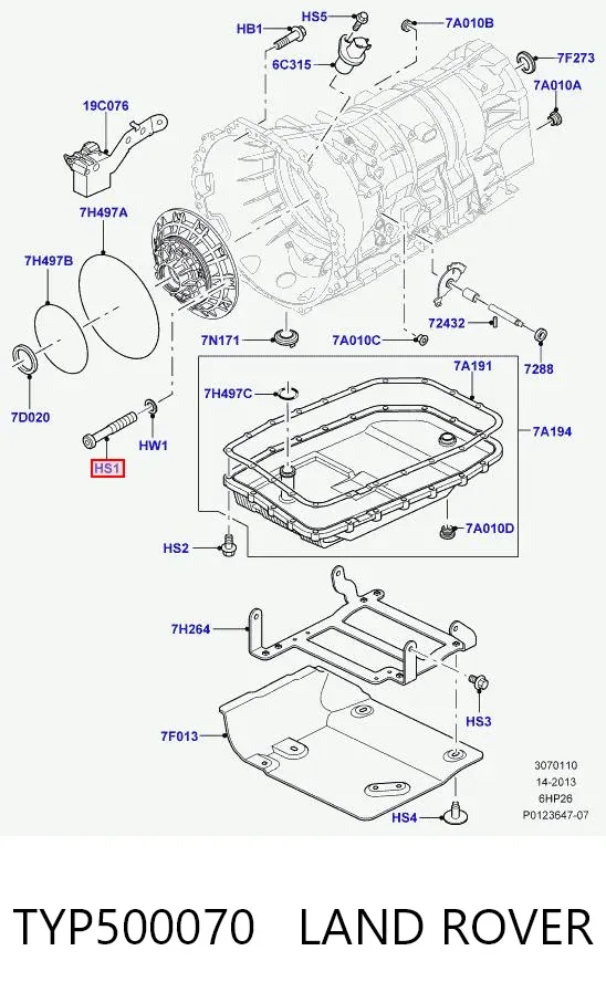  TYP500070 Land Rover