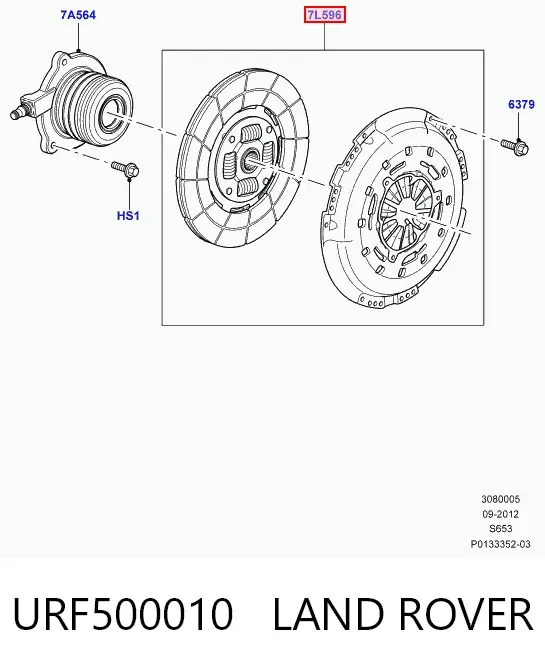 Зчеплення URF500010 Land Rover