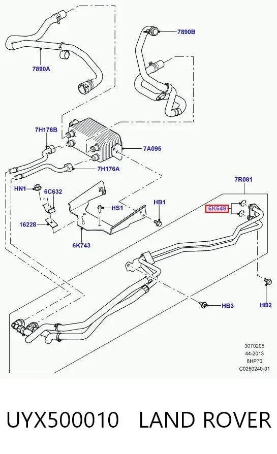  UYX500010 Land Rover