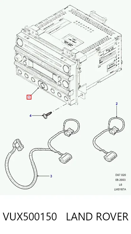 Магнітола Land Rover Freelander I