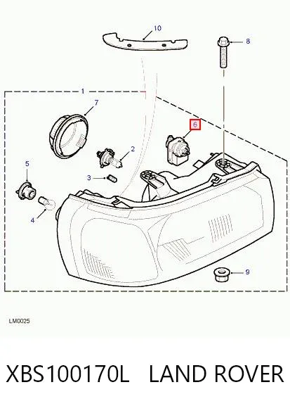 Коректор фар Land Rover Freelander I