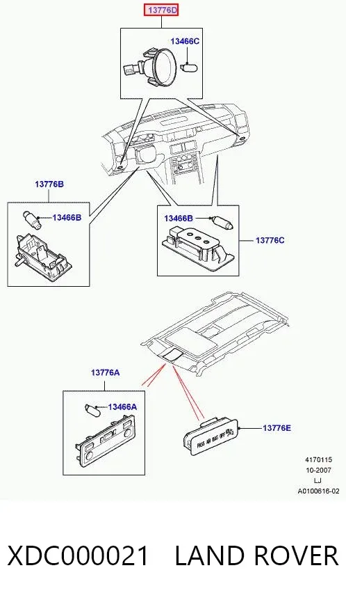  XDC000021 Land Rover