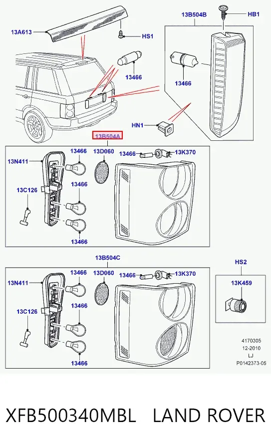  XFB500340MBL Land Rover