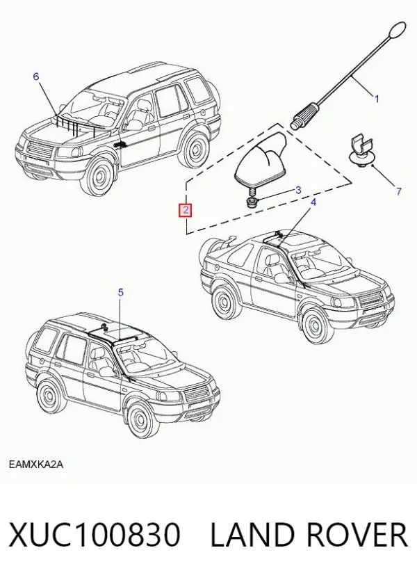 Антена XUC100830 Land Rover