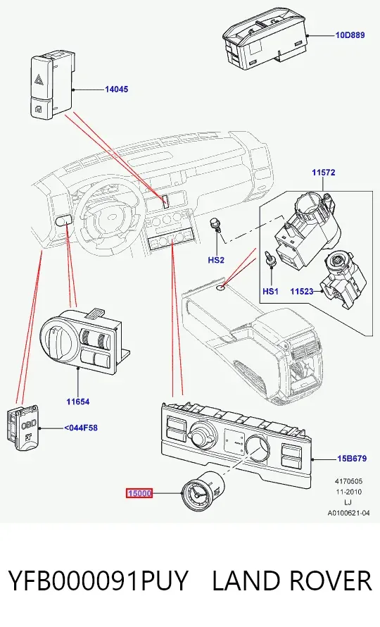  YFB000091PUY Land Rover