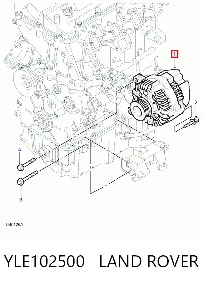 Генератор YLE102500 Land Rover