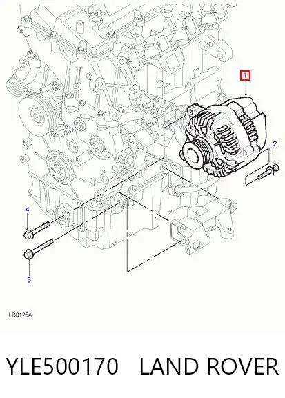 Генератор YLE500170 Land Rover