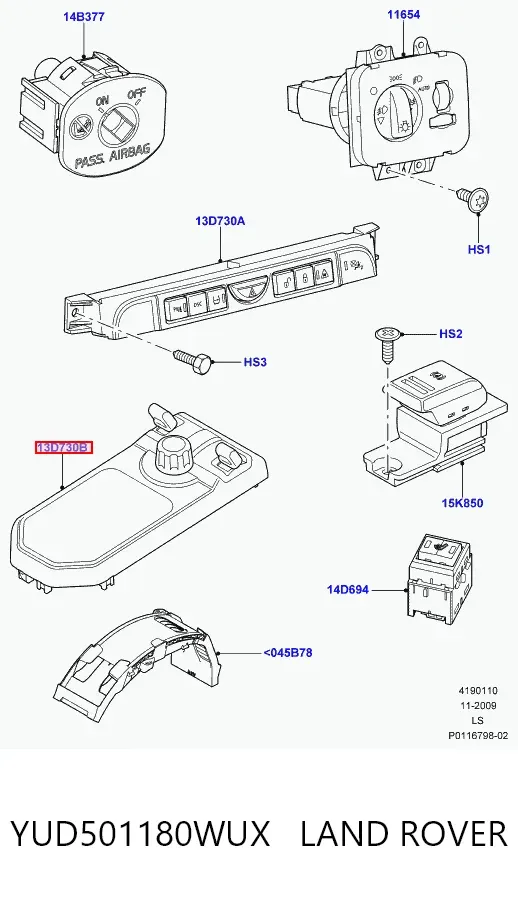  YUD501180WUX Land Rover