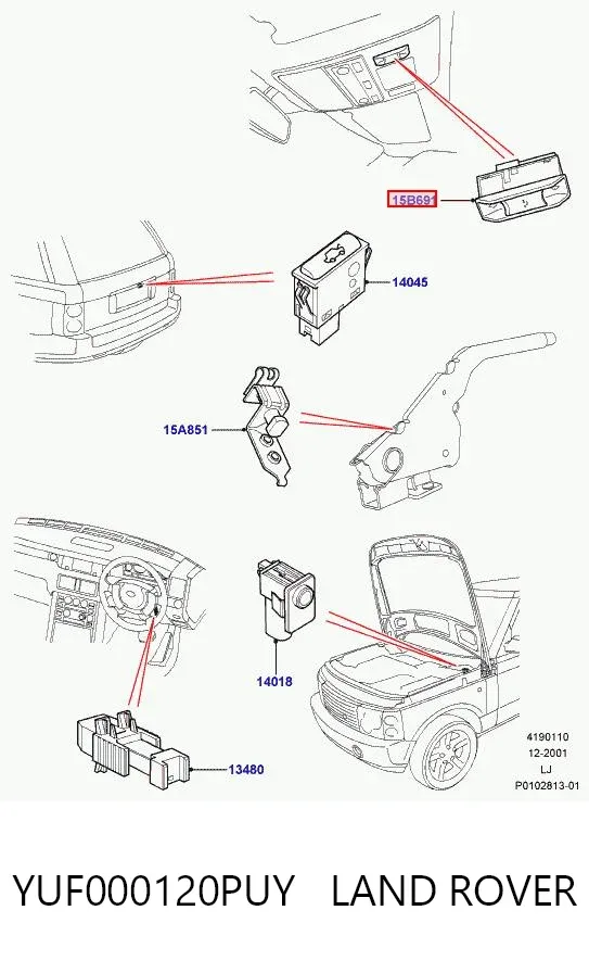  YUF000120PUY Land Rover