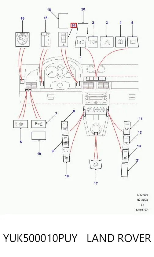  YUK500010PUY Land Rover