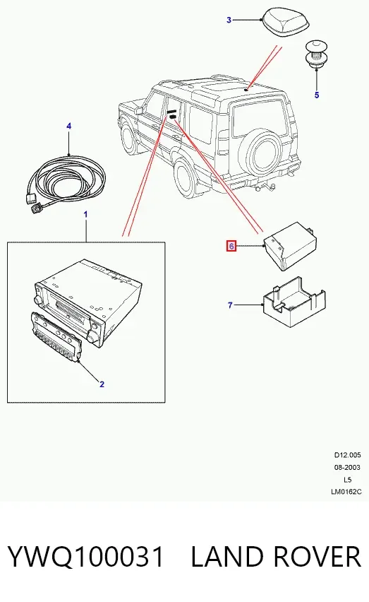  YWQ100031 Land Rover