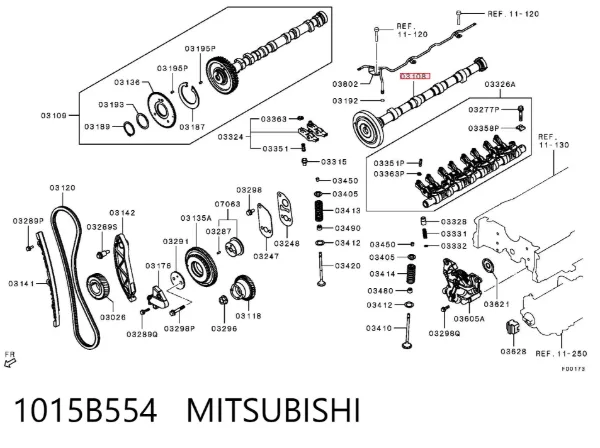  1015B554 Mitsubishi