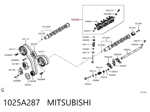  1025A287 Mitsubishi