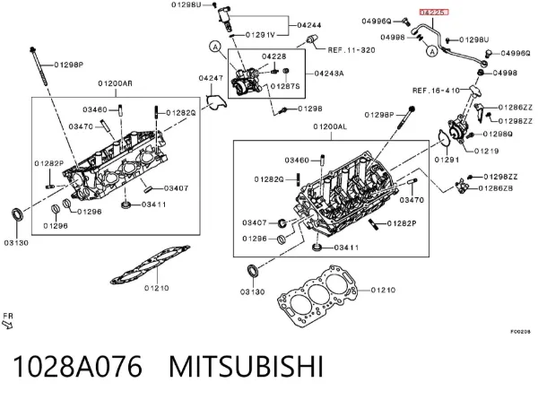  1028A076 Mitsubishi