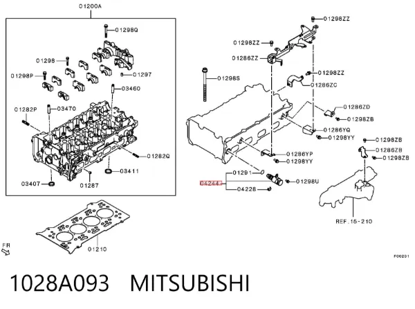 Клапан фазорегулятора 1028A093 Mitsubishi