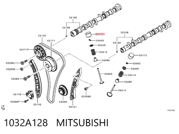 Гідрокомпенсатор 1032A128 Mitsubishi