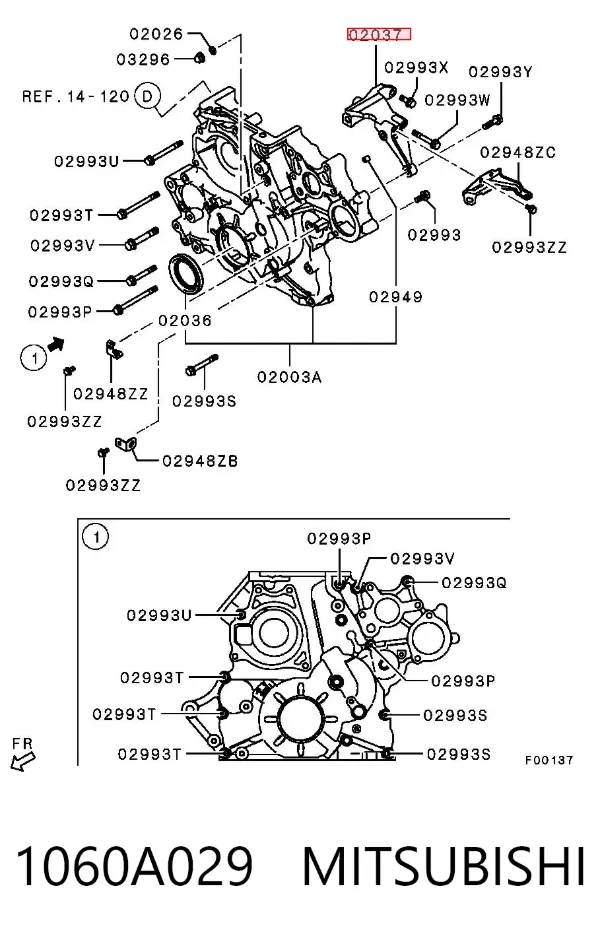  1060A029 Mitsubishi