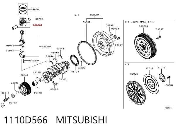  1110D566 Mitsubishi