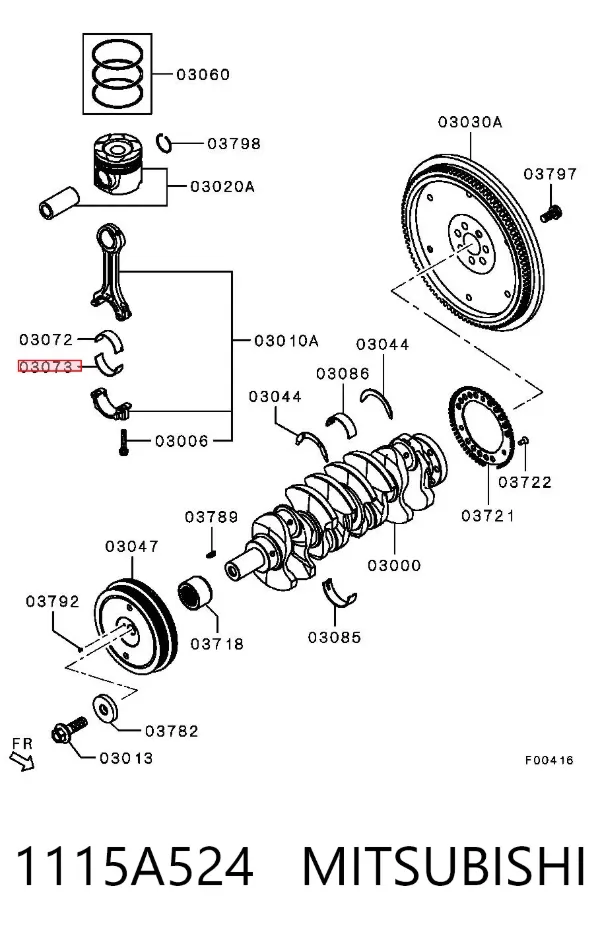  1115A524 Mitsubishi
