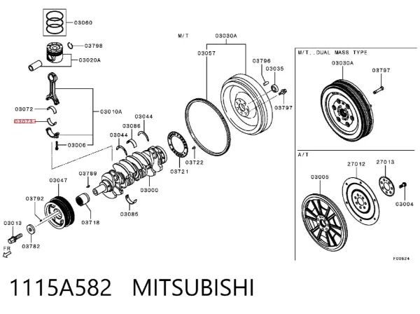  1115A582 Mitsubishi