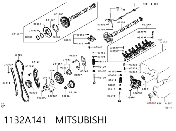  1132A141 Mitsubishi