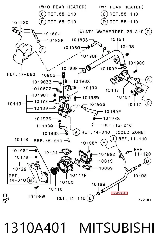  1310A401 Mitsubishi