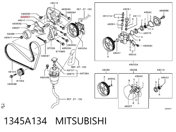  1345A134 Mitsubishi